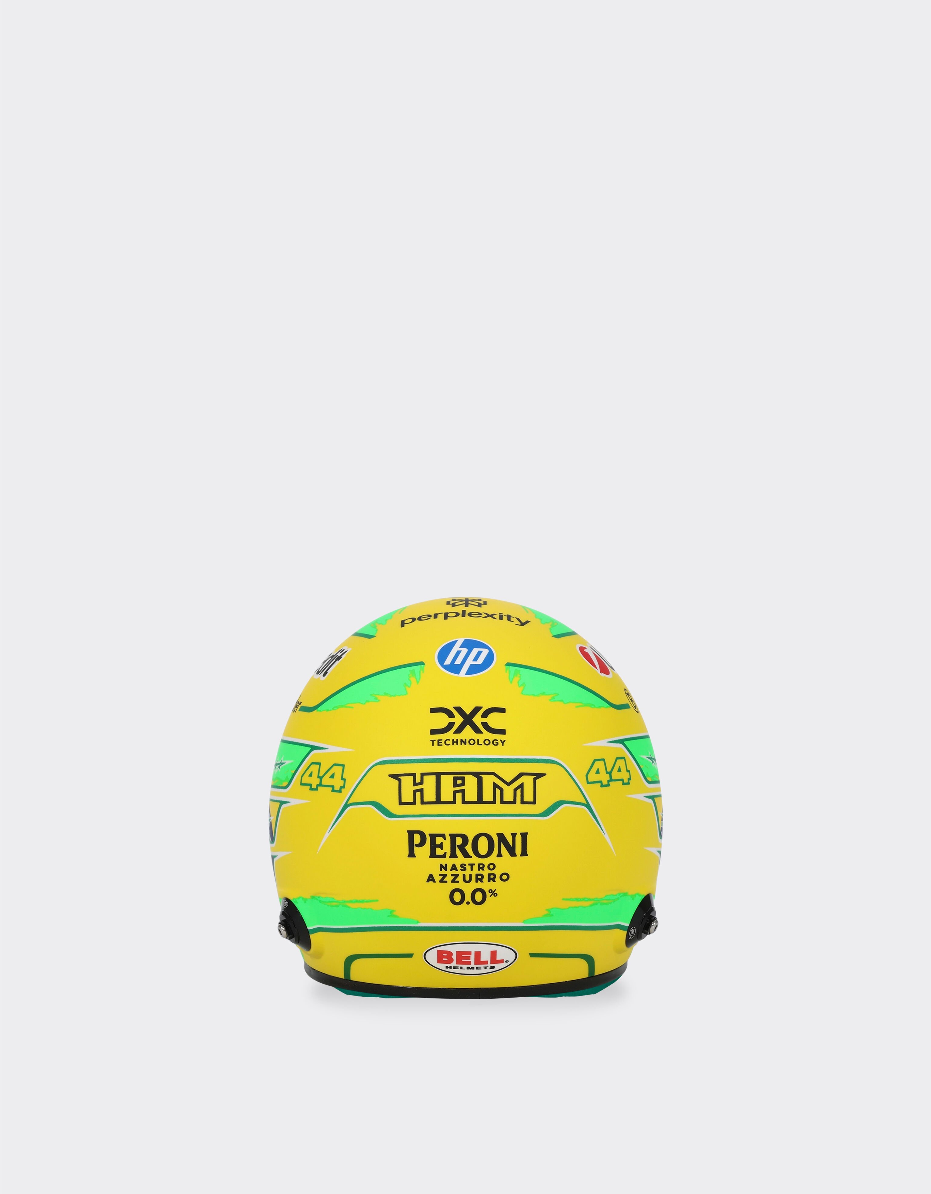 Ferrari Mini Helmet Hamilton Brazil Special Edition 2025 1:2 Scale Multicolore LA0DEf
