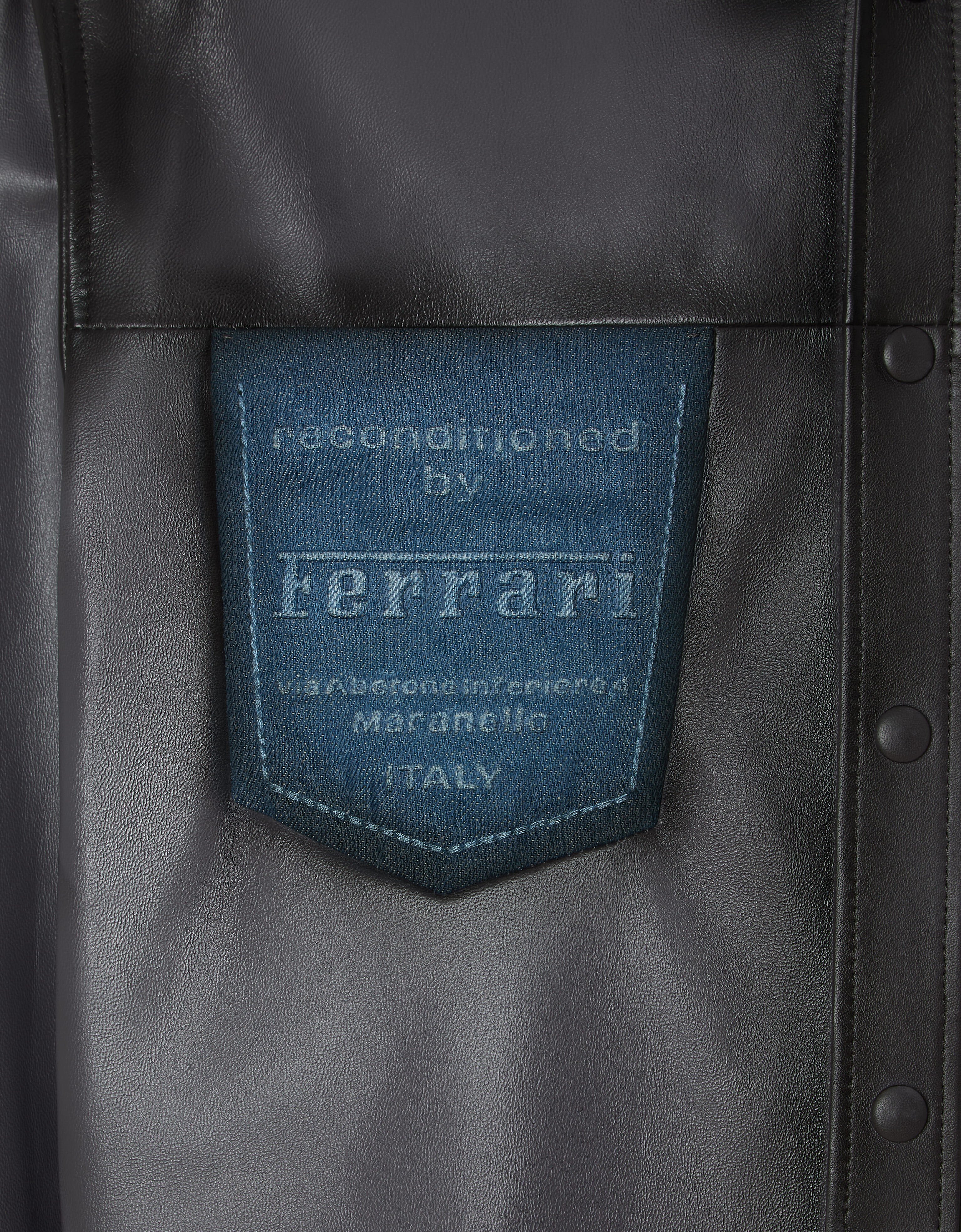 Ferrari Reconditioned by Ferrari denim overshirt jacket Dark Grey 50147f