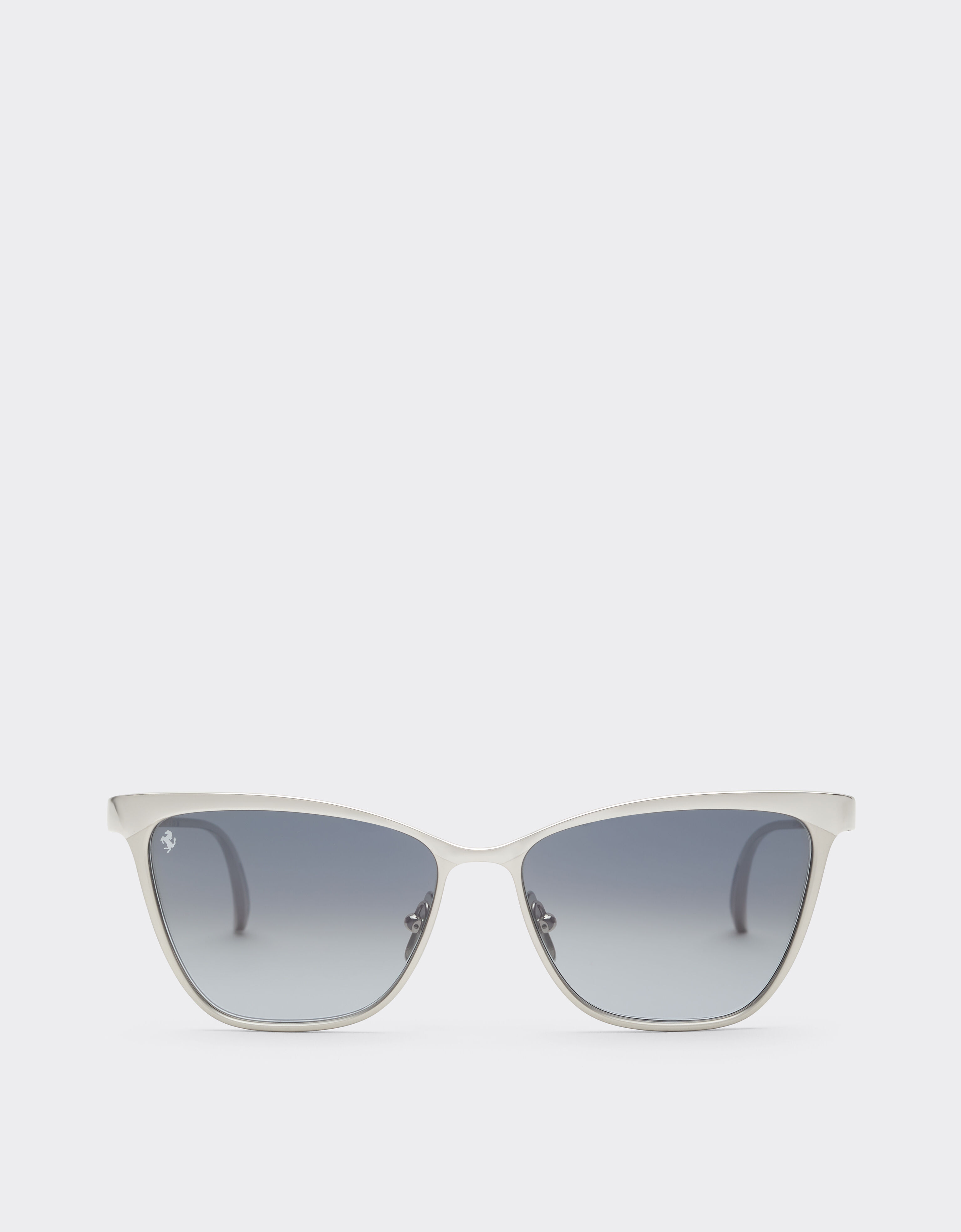 Ferrari Ferrari sunglasses in silvermetal with gray crystal gradient lenses Silver LA0L0f