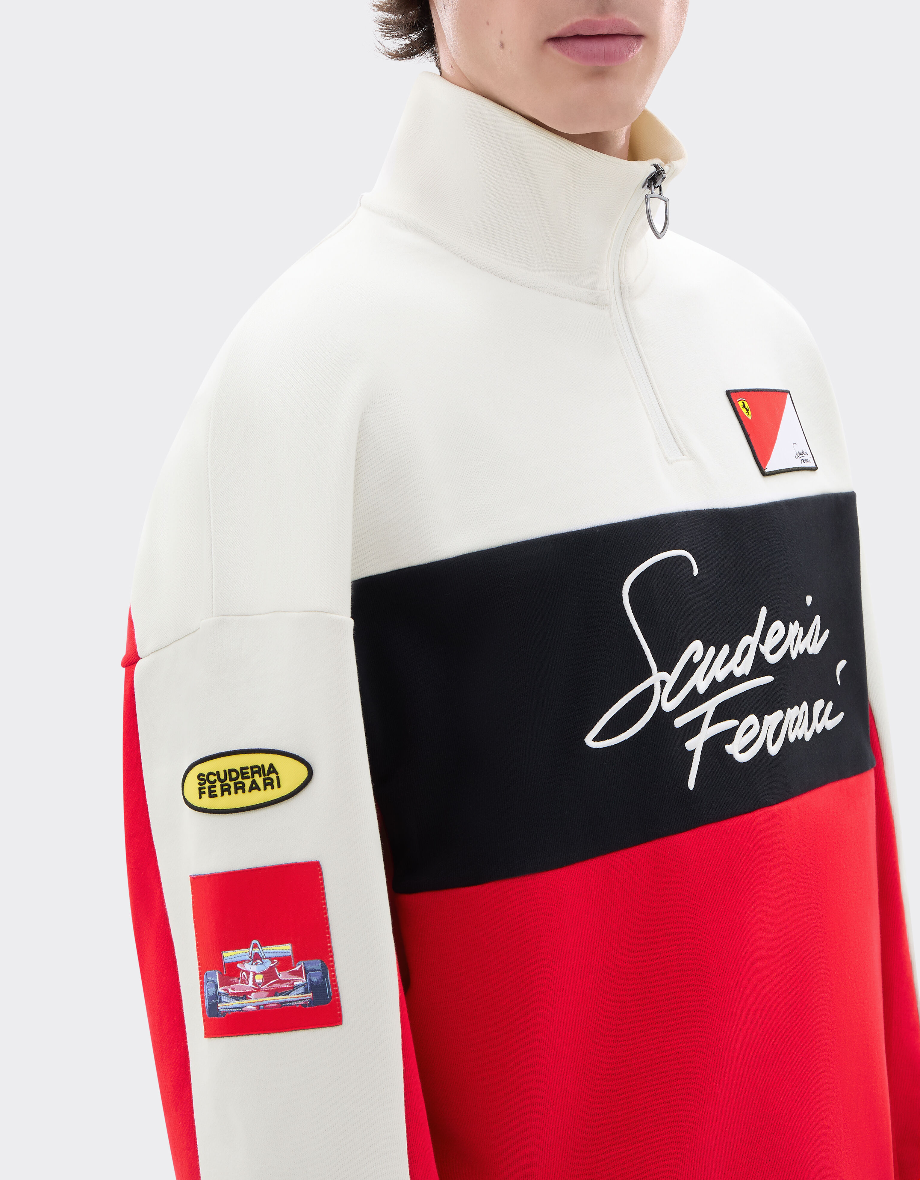 Ferrari Scuderia Ferrari cotton sweatshirt Black SJMSW0042JCO0039f