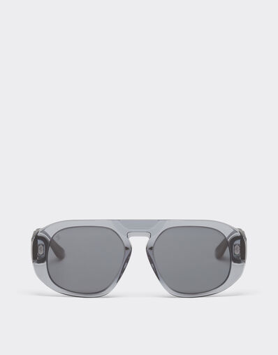 Ferrari Ferrari sunglasses in ocean colour acetate with light blue lenses Blu Scozia LA02Lf