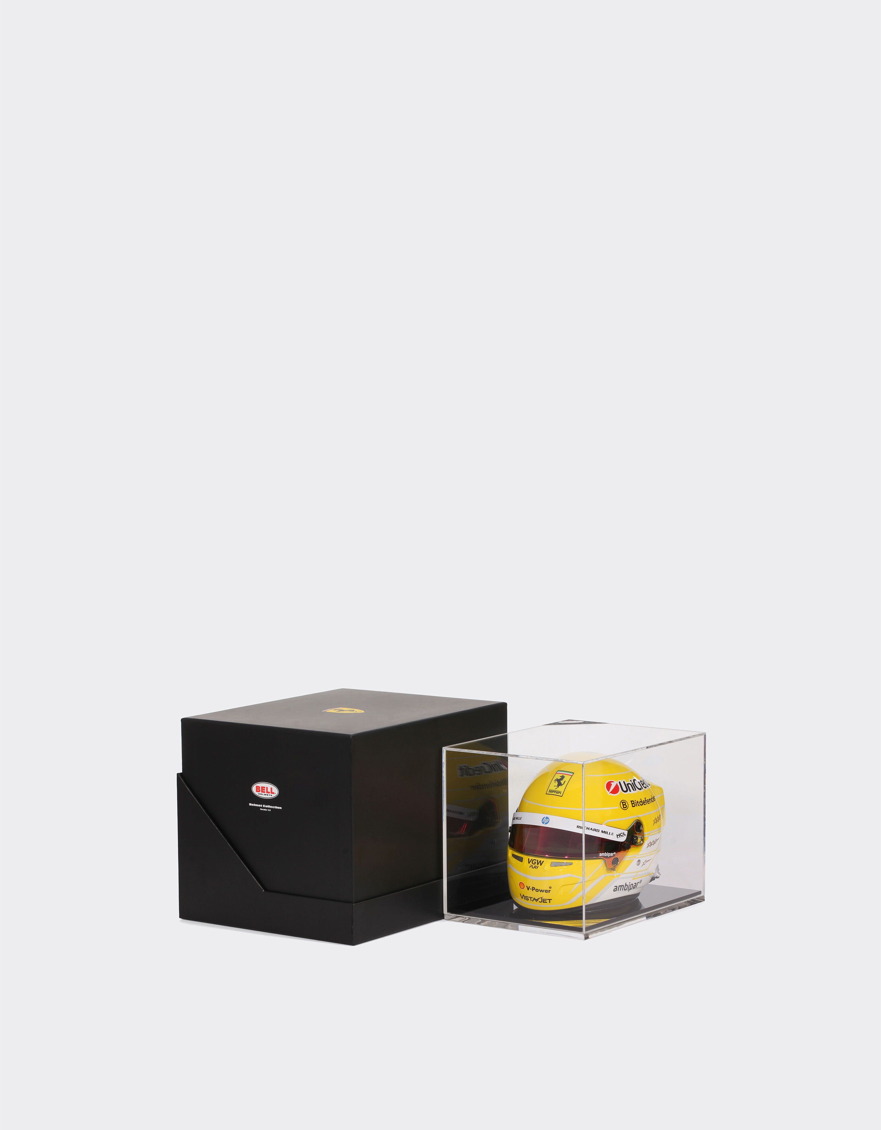 Ferrari Hamilton Monza mini helmet in 1:2 scale - 2025 Special Edition MULTICOLORE LA07Qf