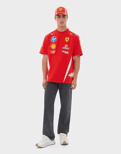 Ferrari Camiseta Hamilton Replica Drivers Authentic 2026 Puma para Scuderia Ferrari HP Rojo LA0H2f