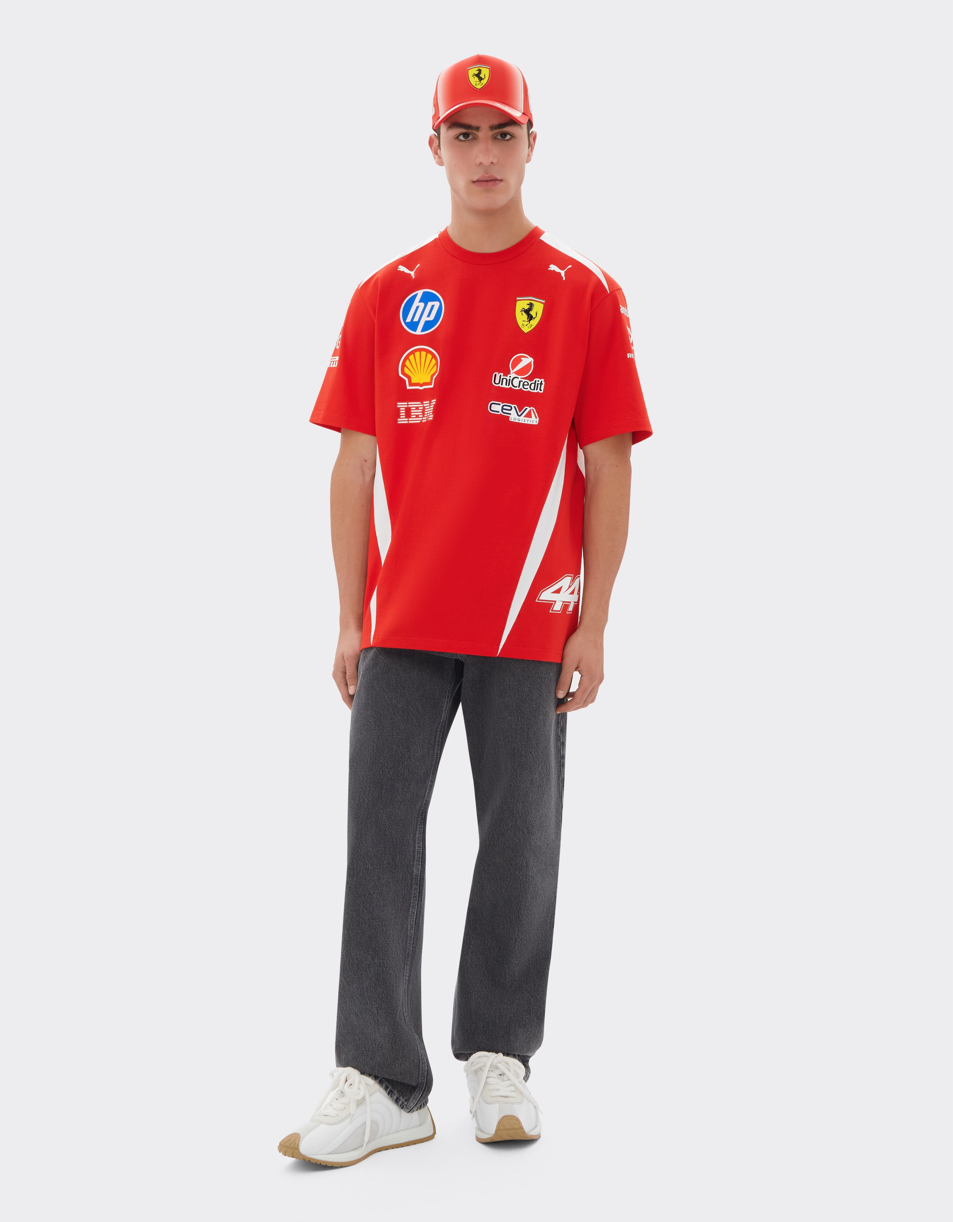 Hamilton Replica Drivers Authentic 2026 Puma for Scuderia Ferrari HP T-shirt Ferrari Hamilton Replica Drivers Authentic 2026 Puma for Scuderia Ferrari HP T-shirt Red LA0H2f