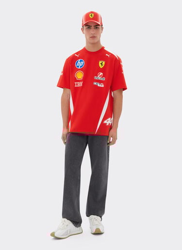 Hamilton Replica Drivers Authentic 2026 Puma for Scuderia Ferrari HP T-shirt Ferrari Hamilton Replica Drivers Authentic 2026 Puma for Scuderia Ferrari HP T-shirt Red LA0H2f