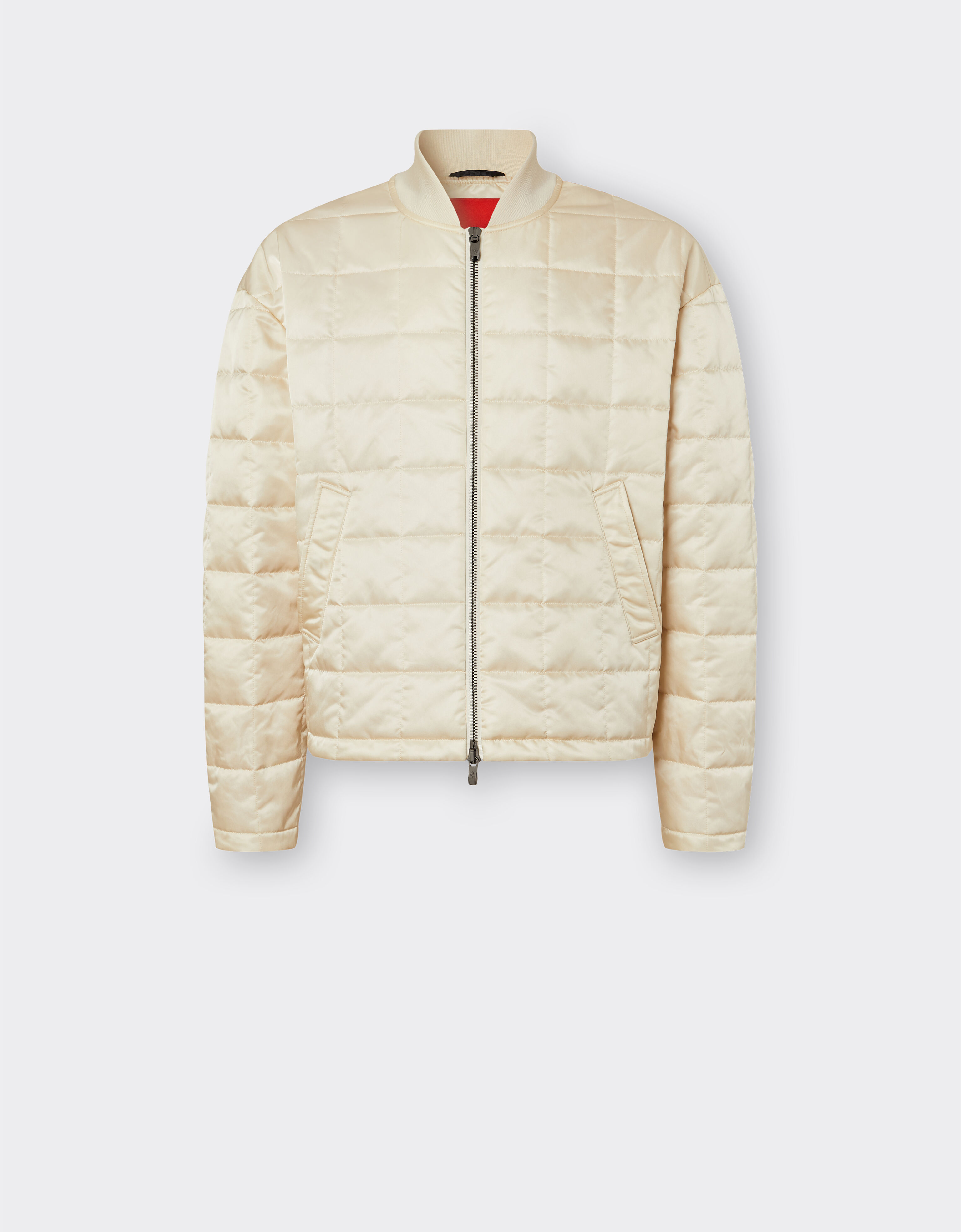 ${brand} Padded bomber jacket in technical fabric ${colorDescription} ${masterID}