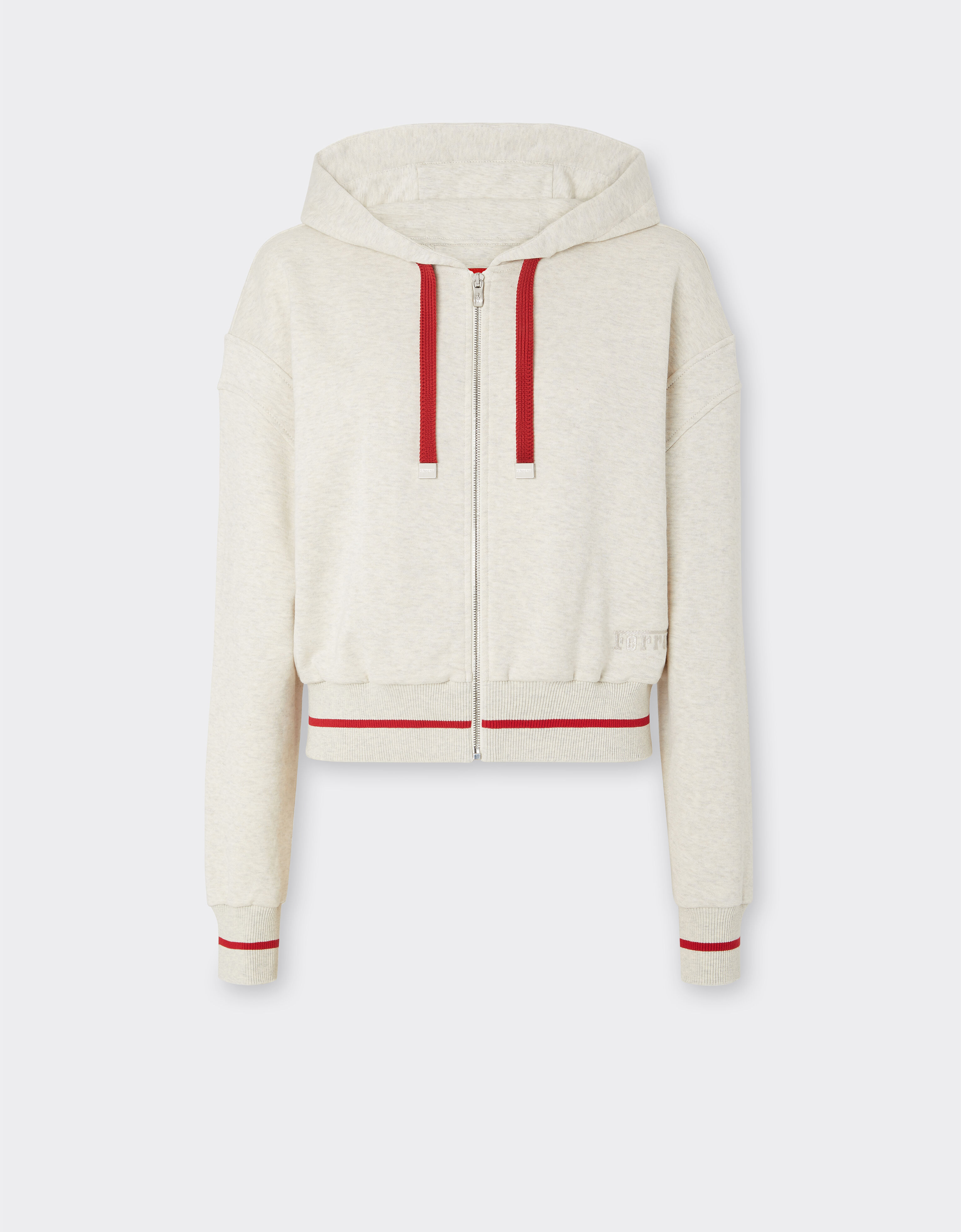 Ferrari Sudadera de algodón melange Jute 50127f