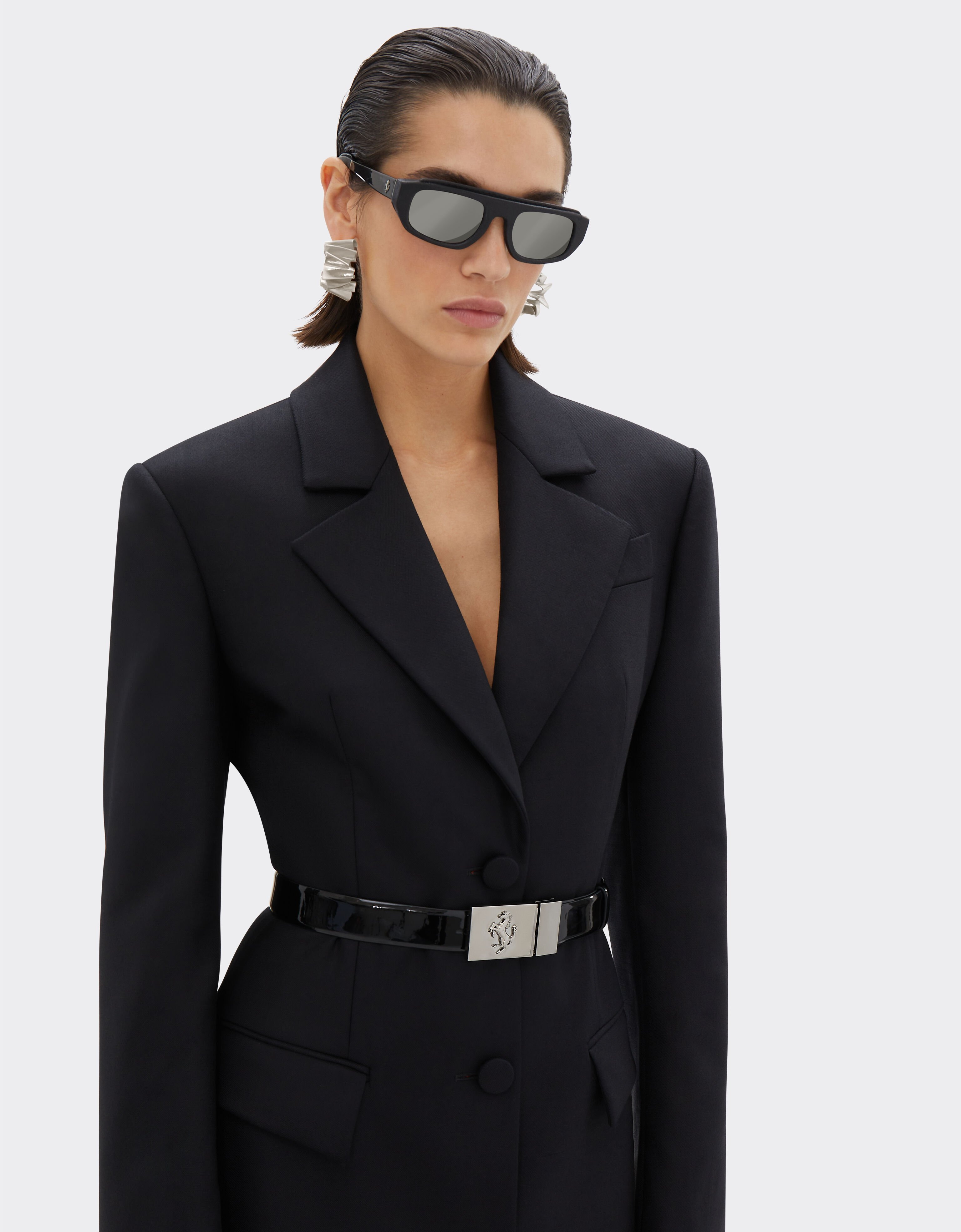 Ferrari Double wool coat Black 21626f