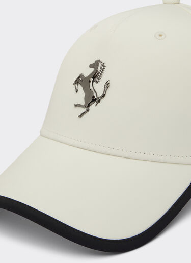 Ferrari Casquette de baseball avec cheval cabré en métal Ivory 20070f