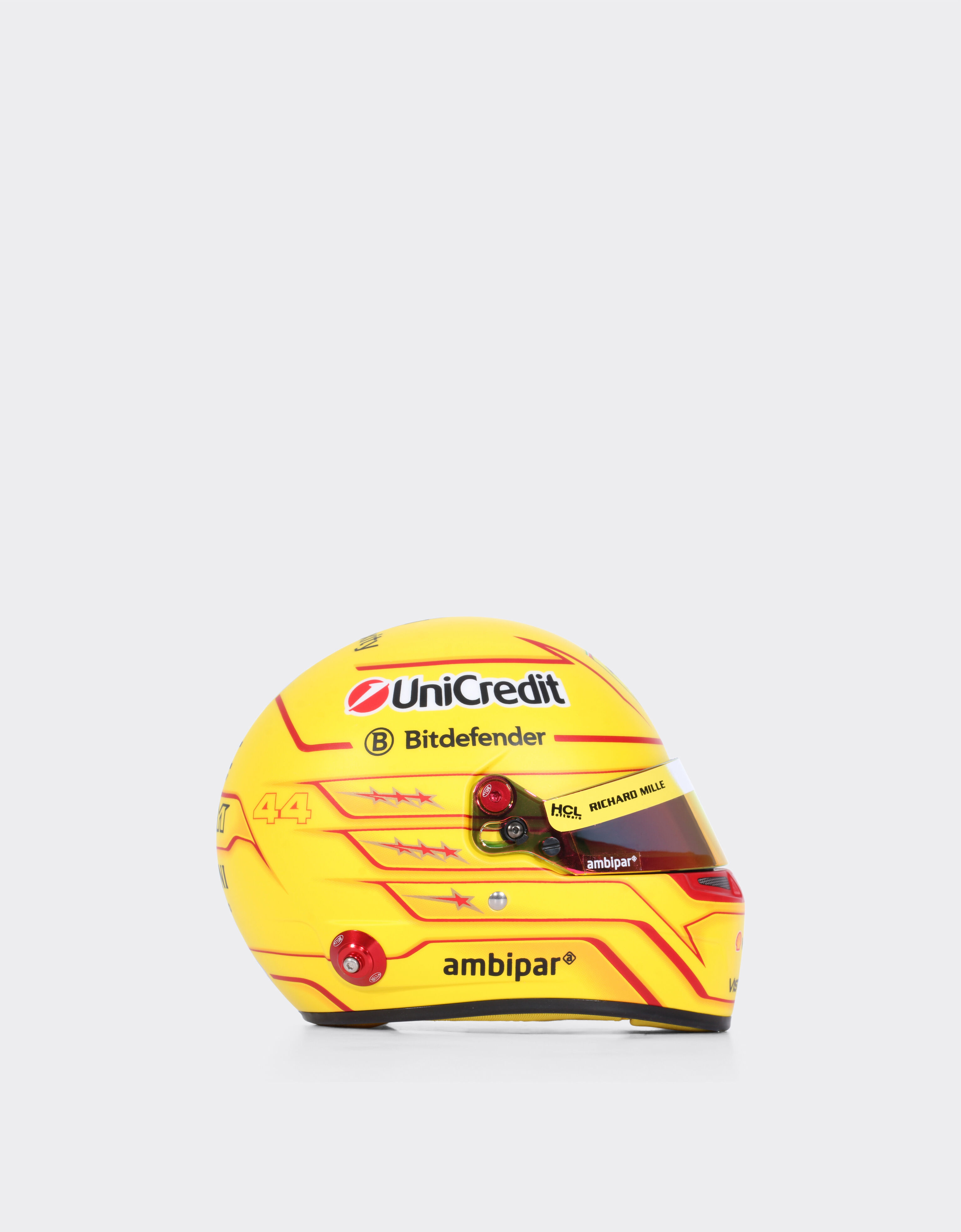 Ferrari 2025 Lewis Hamilton mini helmet in 1:2 scale MULTICOLOUR LA07Pf