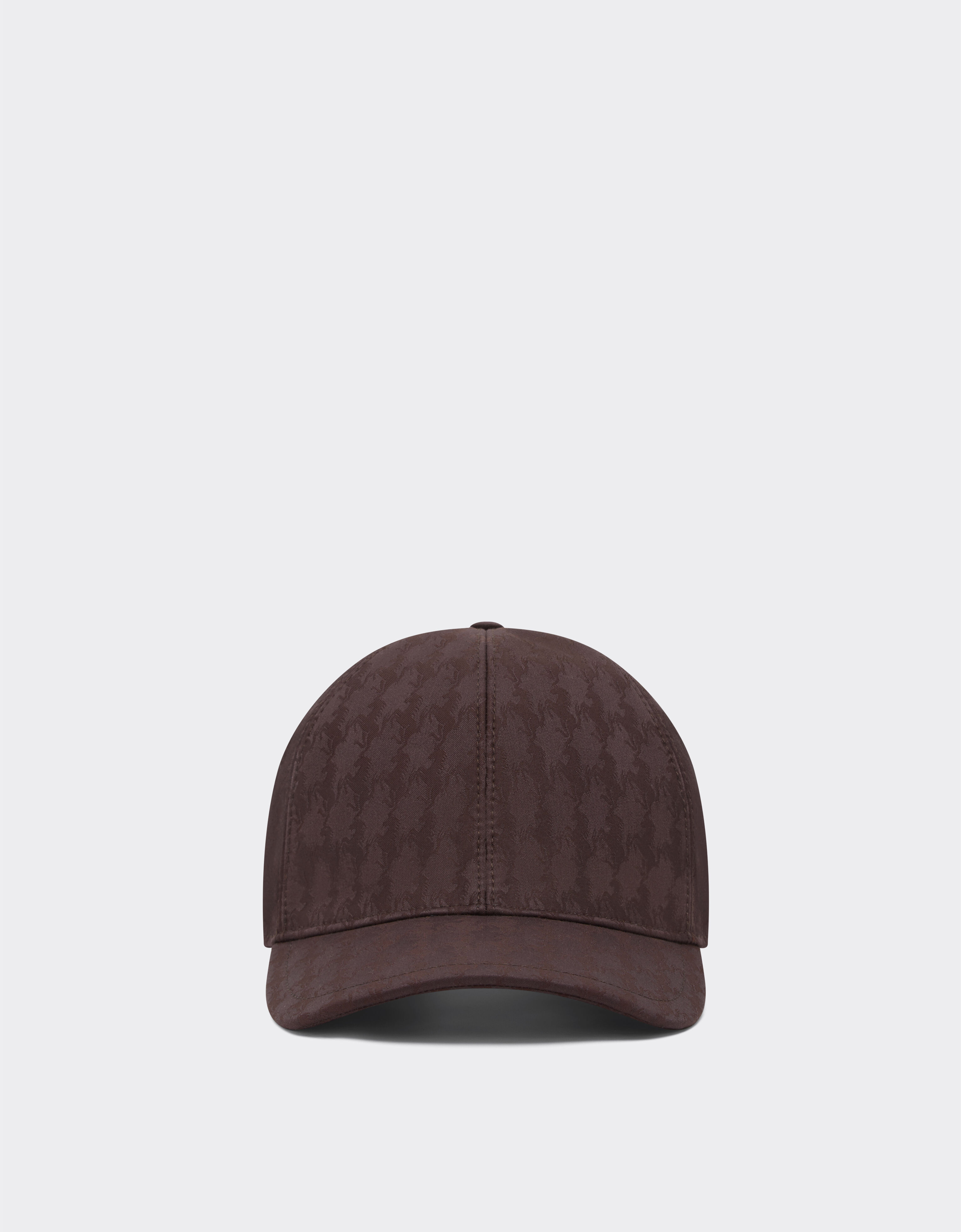 Ferrari Baseball cap with Monogram pony motif Mahogany 22702f