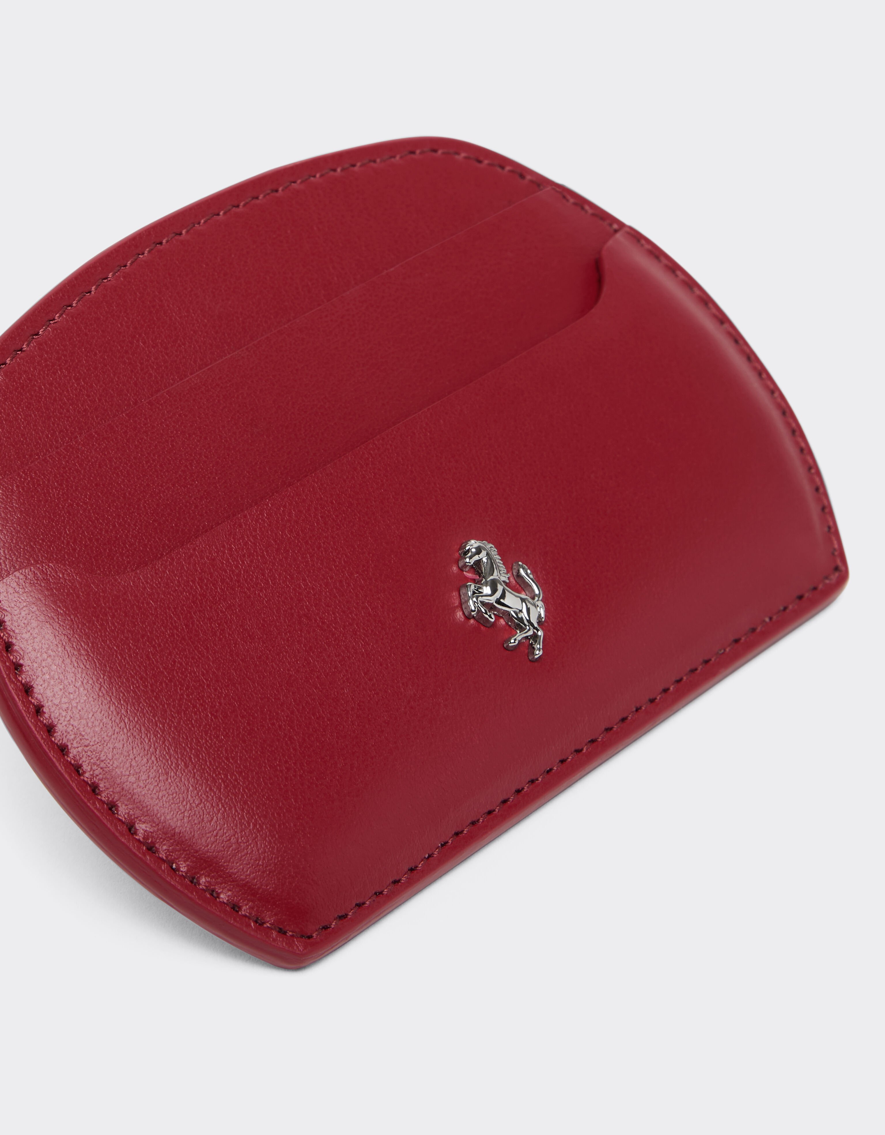 Ferrari The Ferrari Dino Leather Card Holder Maison Red 50617f