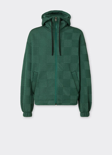 Ferrari Chaqueta bomber de punto con efecto 3D Verde Ficus 22076f
