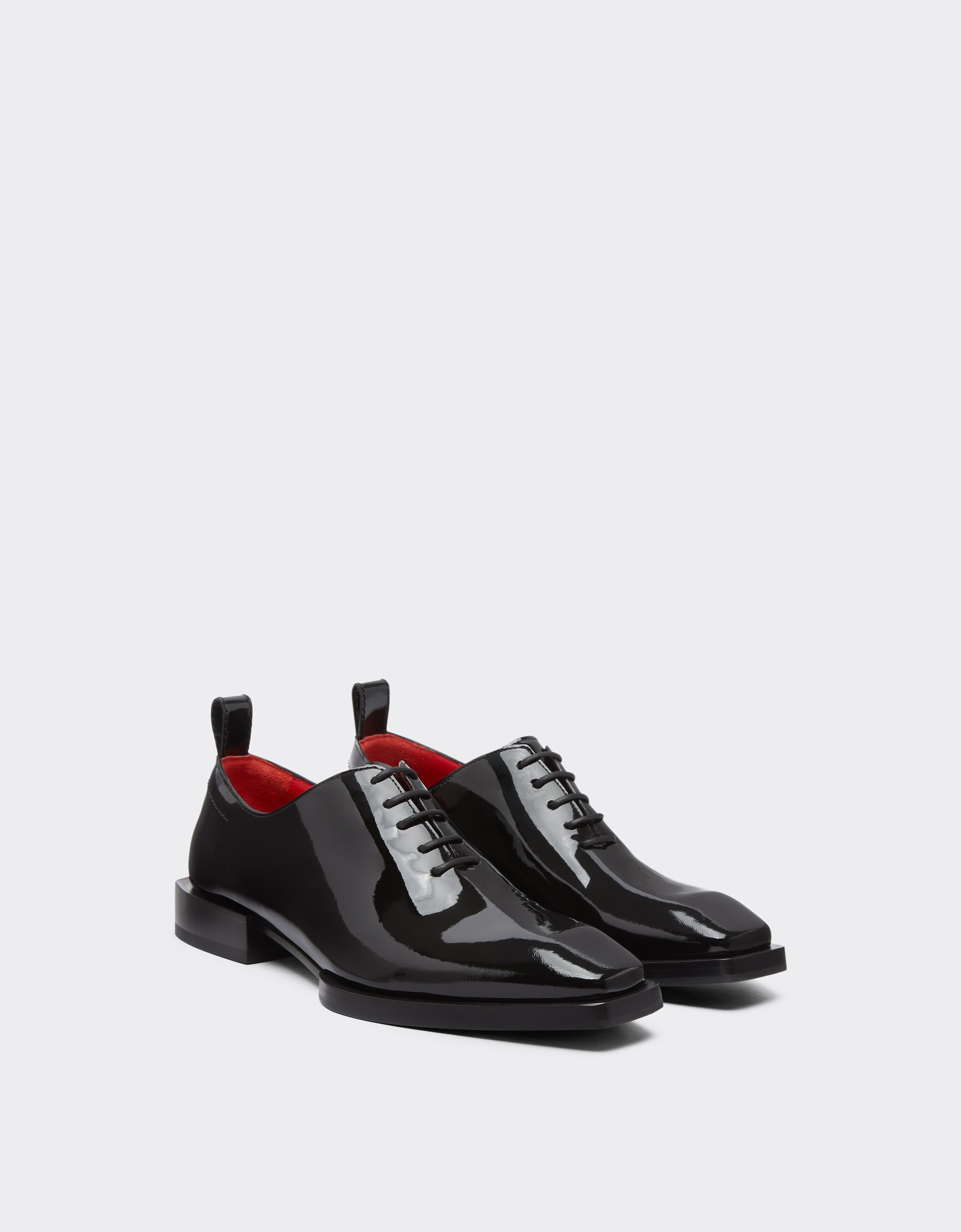 Ferrari Oxford shoe in coated leather Black 22011f