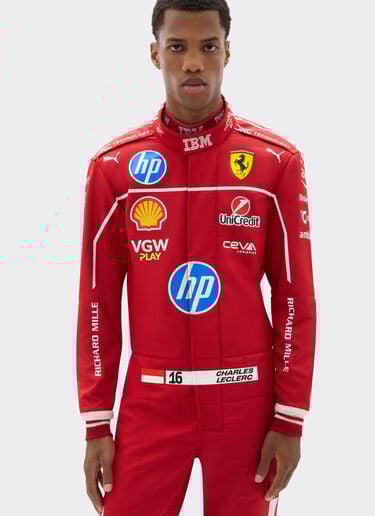 Charles Leclerc Combinaison Puma pour la Scuderia Ferrari Ferrari Charles Leclerc Combinaison Puma pour la Scuderia Ferrari Rouge LA08Mf