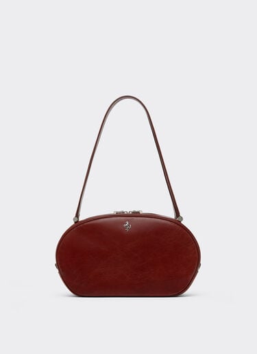 Ferrari The Ferrari Dino Tote Soft in shiny leather Fired Brick 51325f