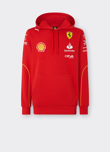 Ferrari 2024法拉利车队 Team Replica 连帽卫衣 Rosso Corsa 红色 F1141f