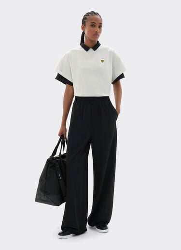  Jogginghose aus technischem Piqué Nero SJWSK0003JCO0023f