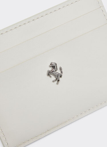 Ferrari Ferrari GT card holder in leather Ecru 21417f