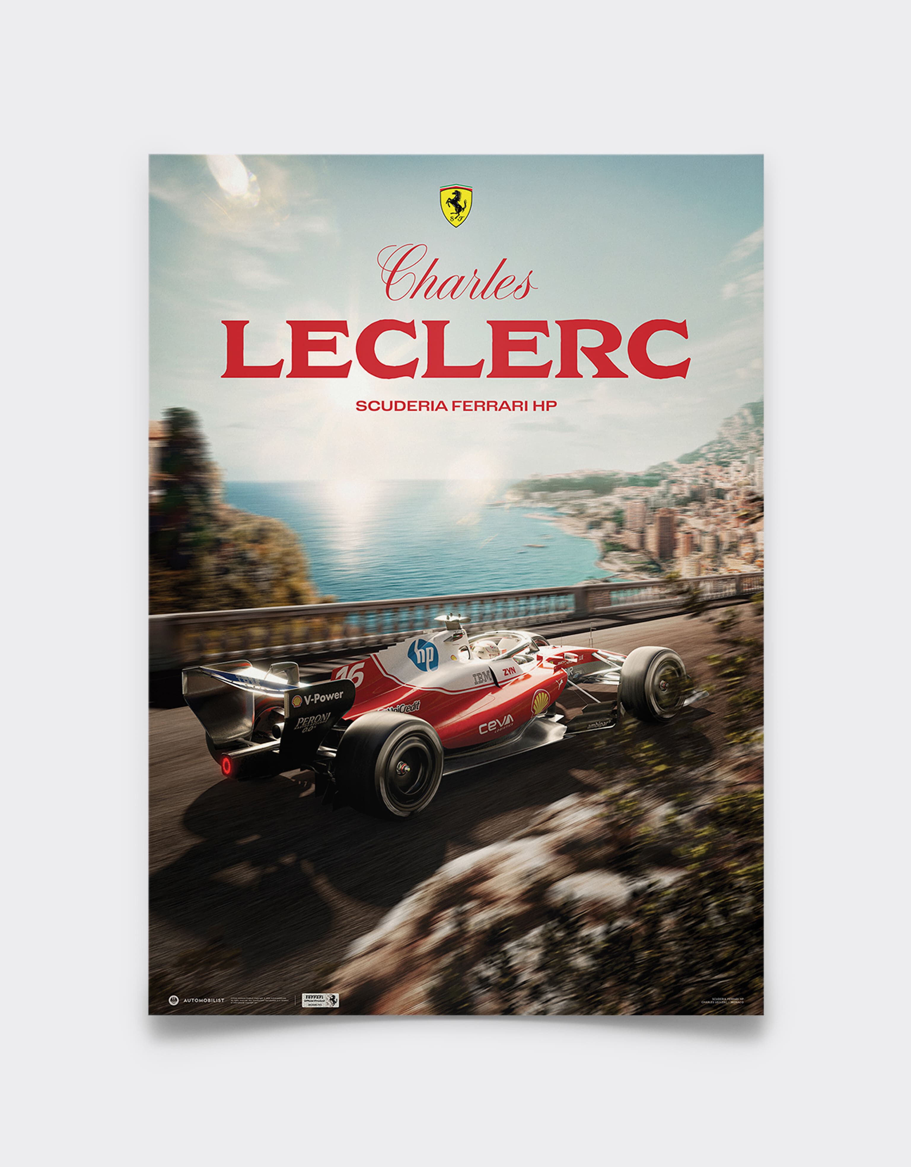 Ferrari Official Ferrari SF-26 Leclerc 2026 Special Edition Poster Multicolor LE0P4201EXT0001f