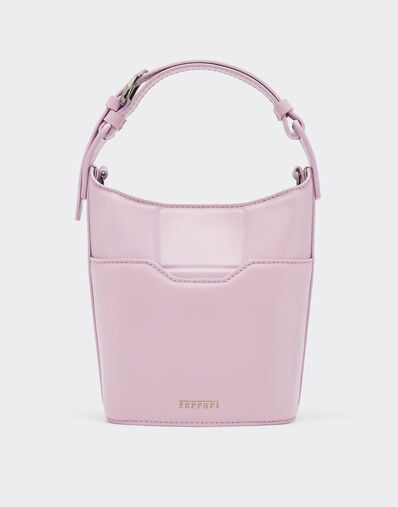 Ferrari Mini leather bucket bag Wisteria 49146f