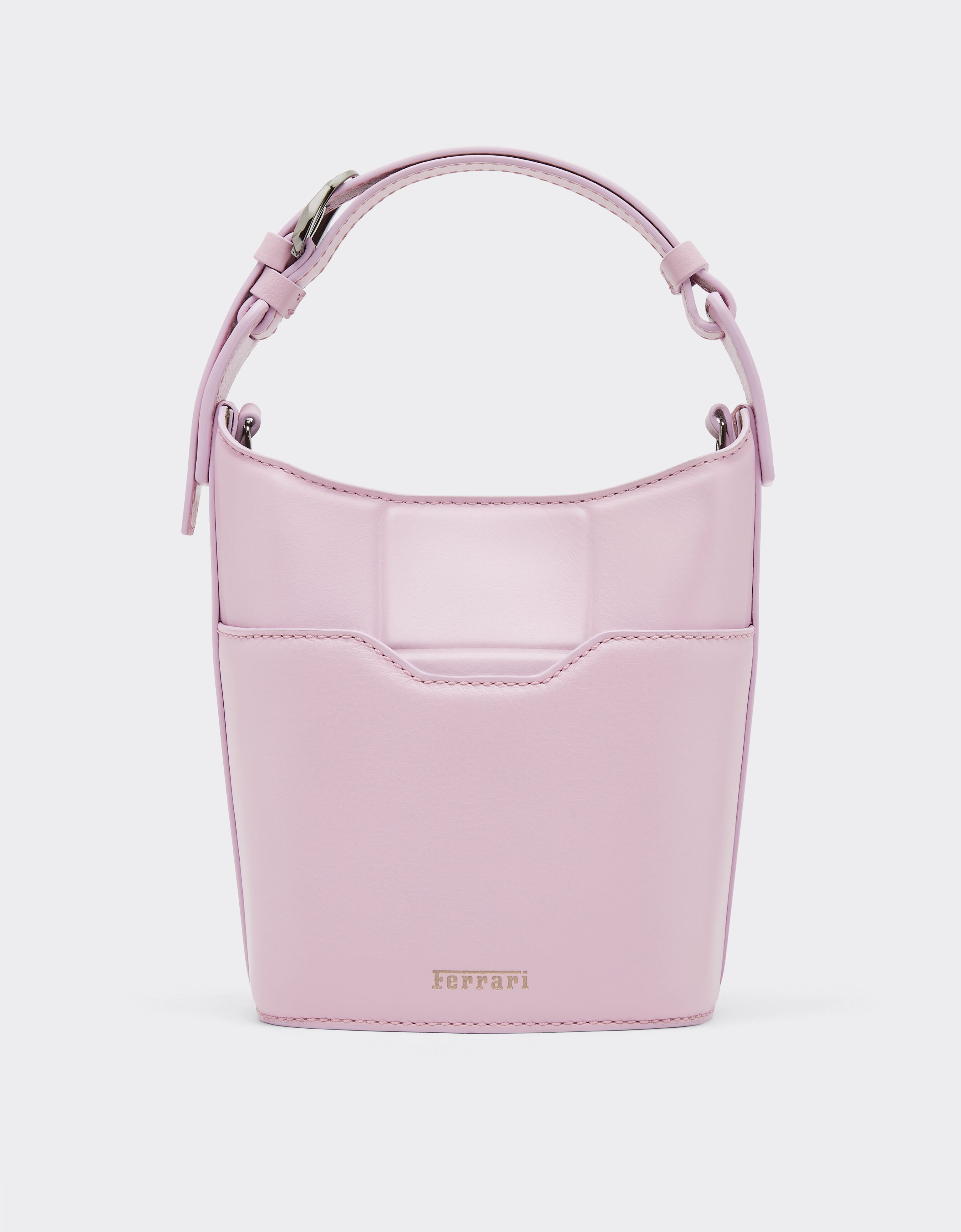 Ferrari Mini leather bucket bag Wisteria 49146f