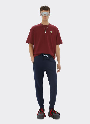 Ferrari Pantalon de jogging en coton mélangé Bleu marine 20546f