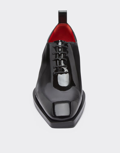 Ferrari Oxford shoe in coated leather Black 22011f