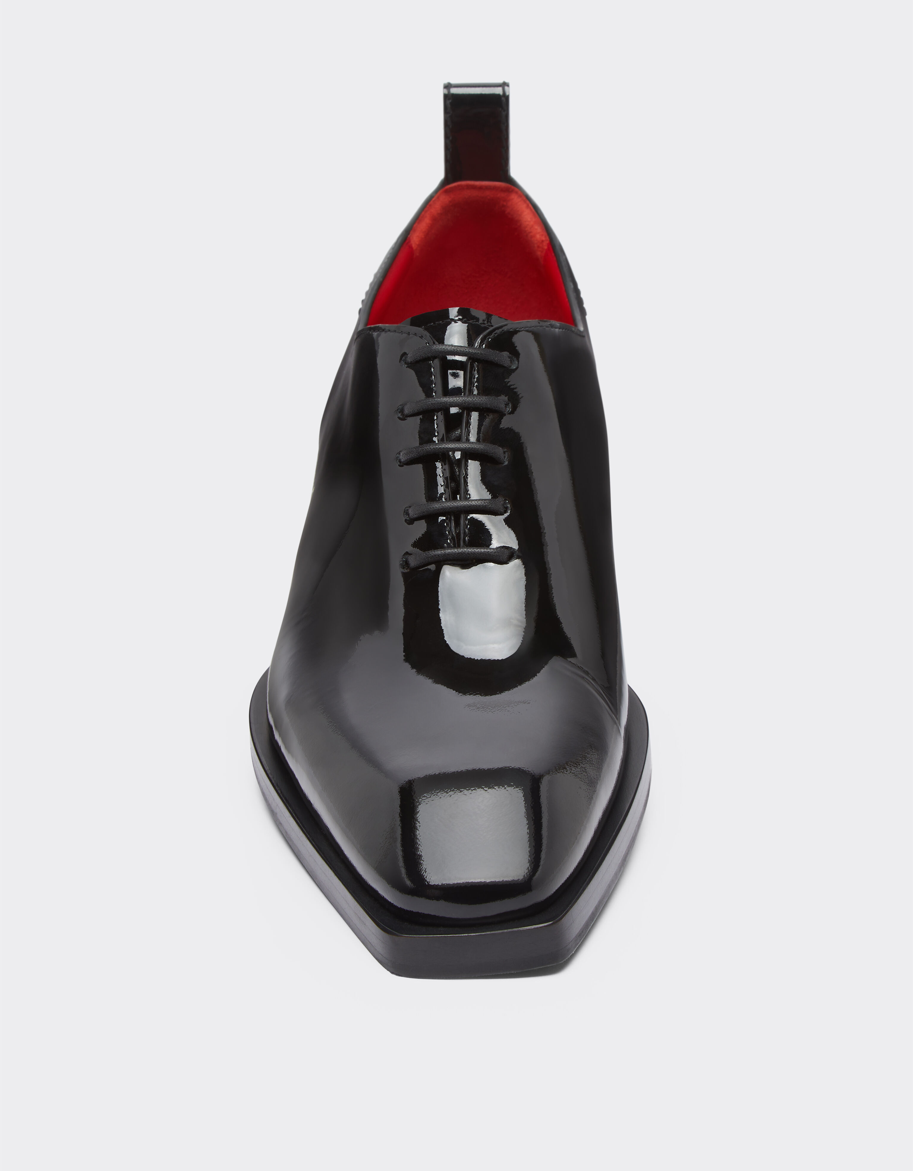 Ferrari Oxford shoe in coated leather Black 22011f