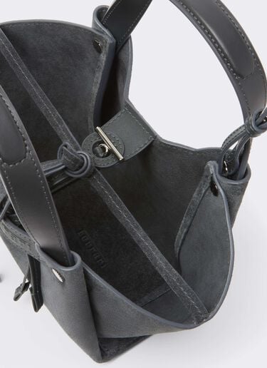 Bolso tote mini de ante Ferrari Bolso tote mini de ante Grigio Titano CBWTO0018YL00046f