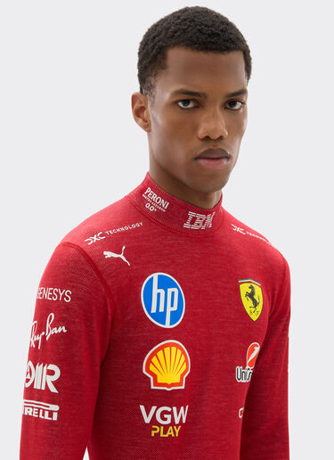 Lewis Hamilton Puma racing undersuit for Scuderia Ferrari Ferrari Lewis Hamilton Puma racing undersuit for Scuderia Ferrari Red LA08Pf