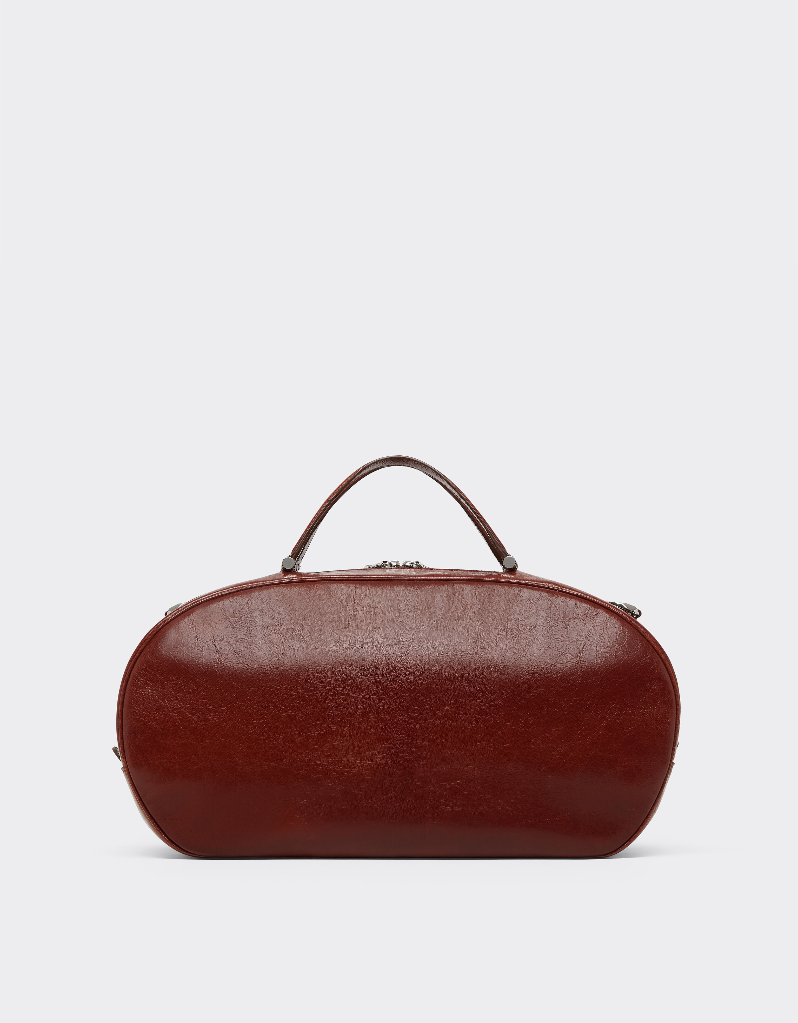 Ferrari Le sac de sport Ferrari Dino en cuir brillant Fired Brick 51326f