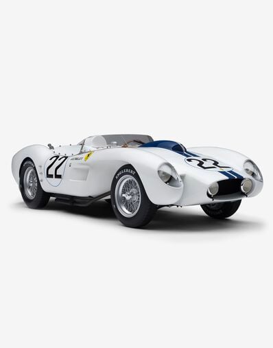Ferrari Miniatura Ferrari 250 TR 1958 Lucybelle II Le Mans a escala 1:8 MULTICOLOR L4061f