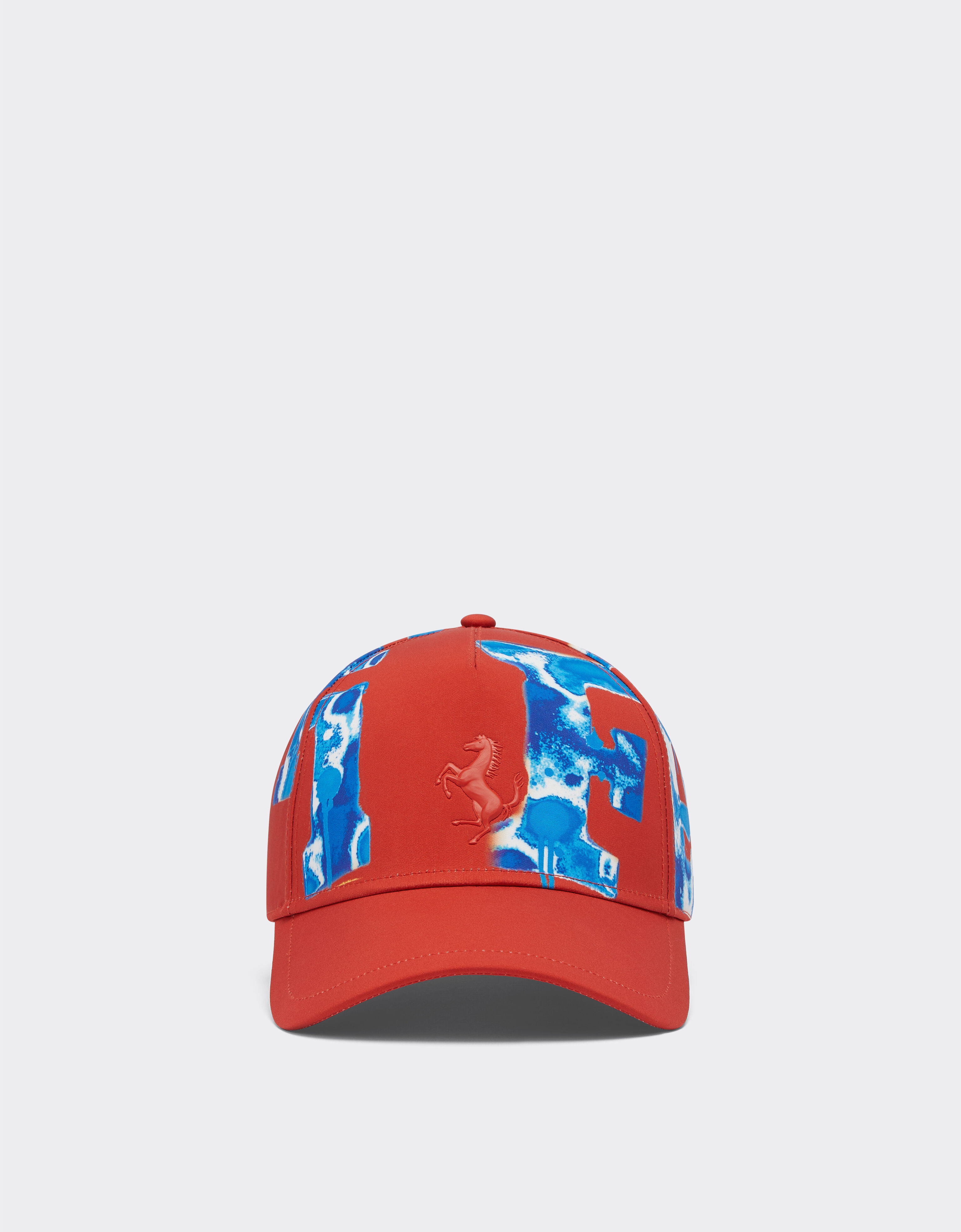 Ferrari Children’s baseball hat with Ferrari Graffiti print Rosso Dino 20553fK