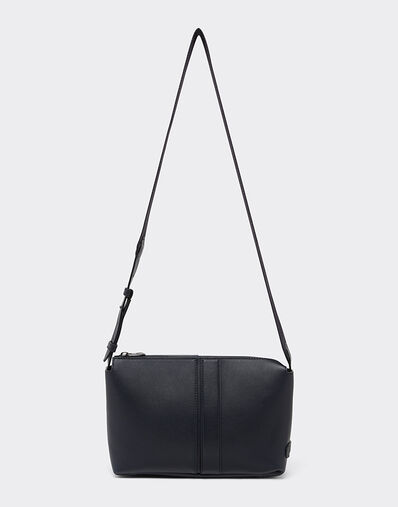 Ferrari Shoulder bag in tumbled leather Navy 22123f