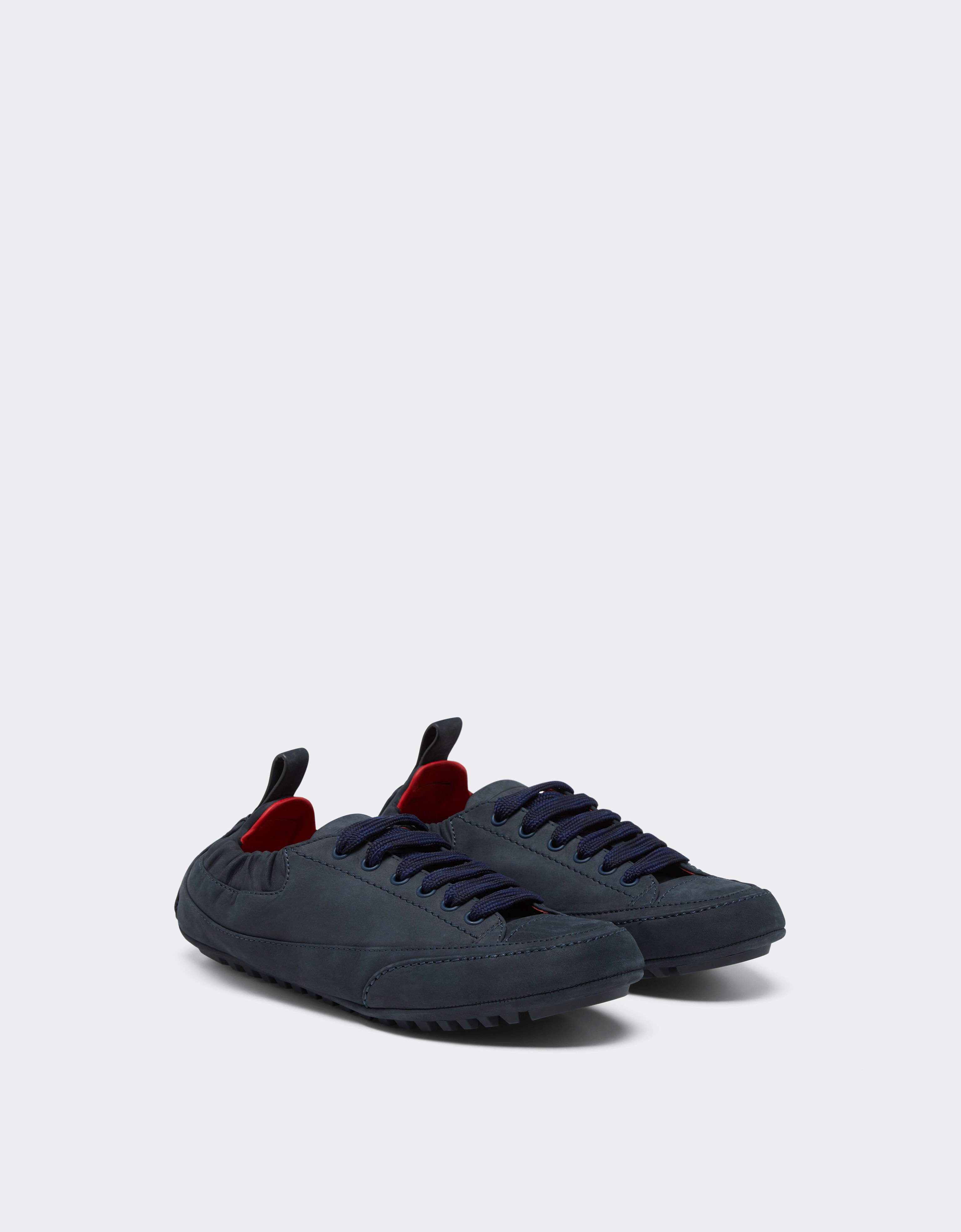 Ferrari Driving trainers in nubuck leather Navy 22037f