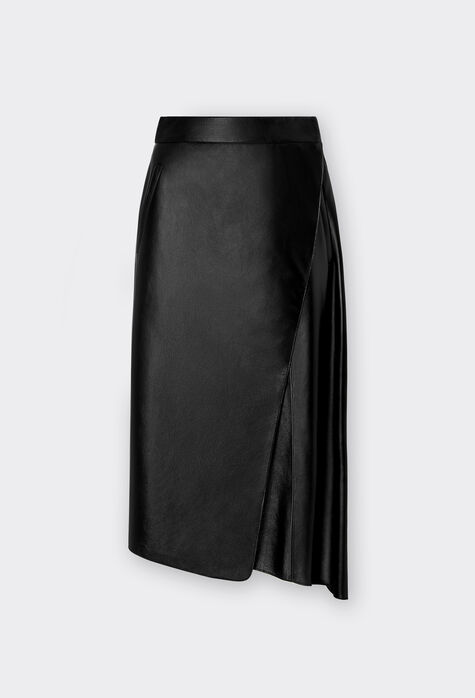 Ferrari Asymmetric leather skirt Ingrid 20541f