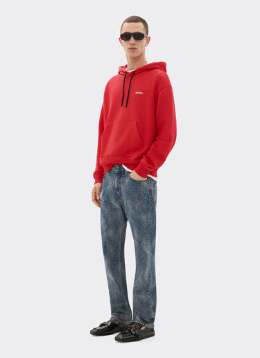 Ferrari Sweatshirt in technical fabric with Ferrari logo Racing red 48283f