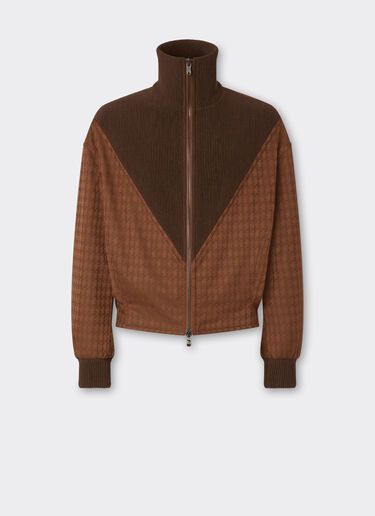 Bomber jacket in Q-Cycle® cotton twill Ferrari Bomber jacket in Q-Cycle® cotton twill Espresso 22605f
