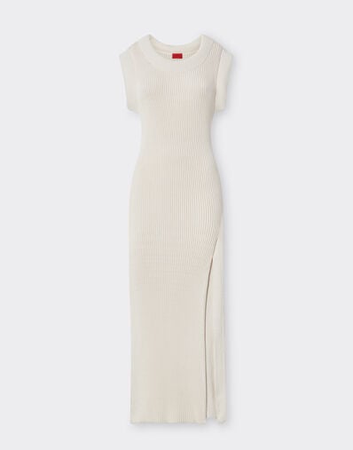 Ferrari Sleeveless knit dress Chalk 22525f