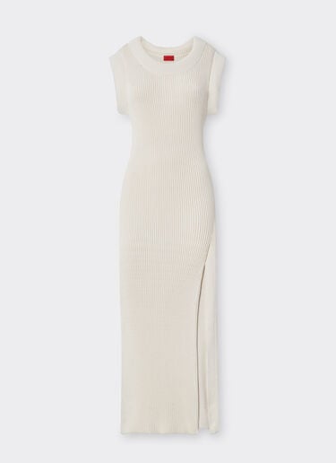Sleeveless knit dress Ferrari Sleeveless knit dress Chalk 22525f