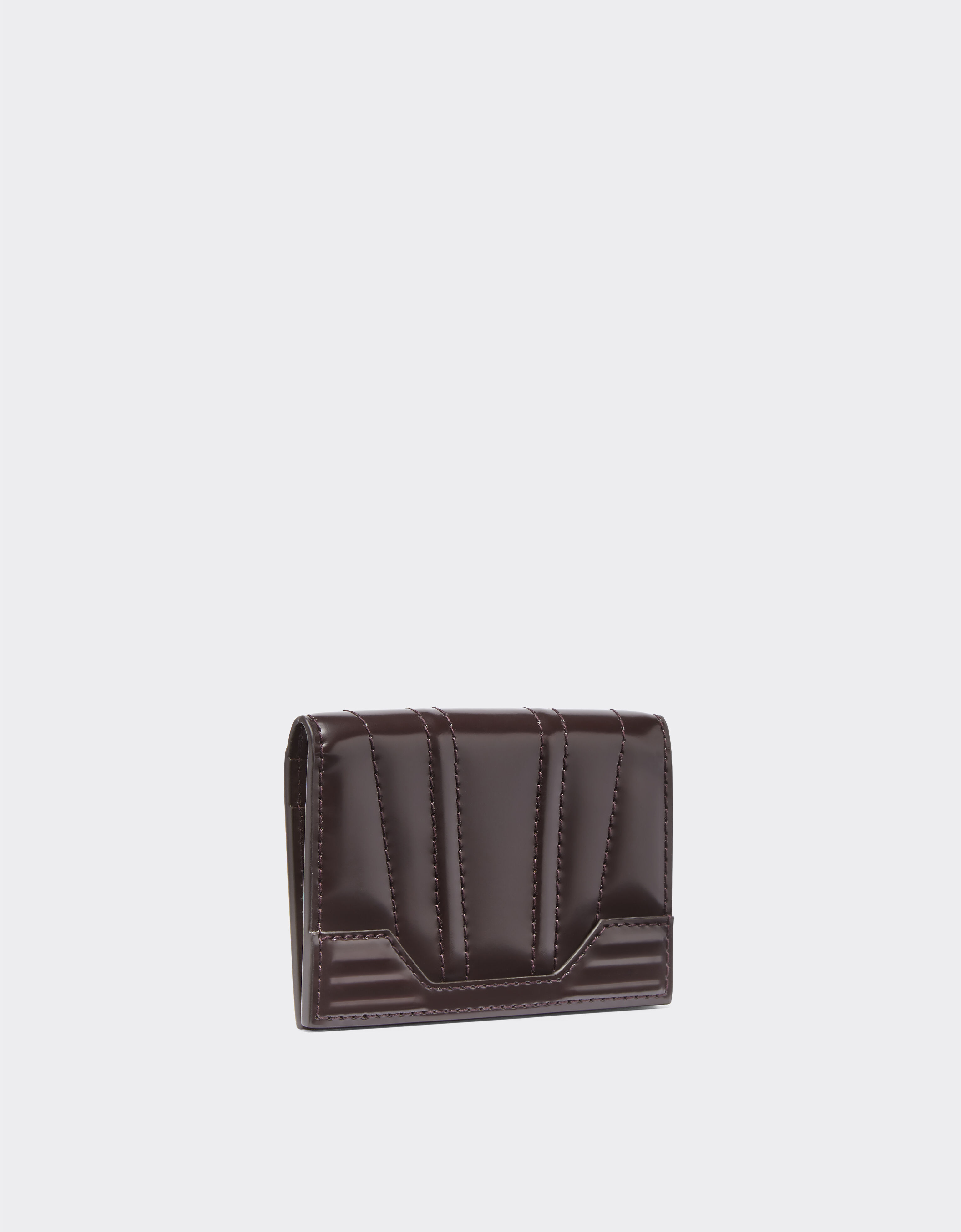 GT Ferrari Brieftasche aus geburstetem Leder in Dunkelbraun Ferrari