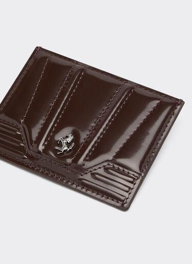 Ferrari Ferrari GT glossy leather card holder Espresso 49217f
