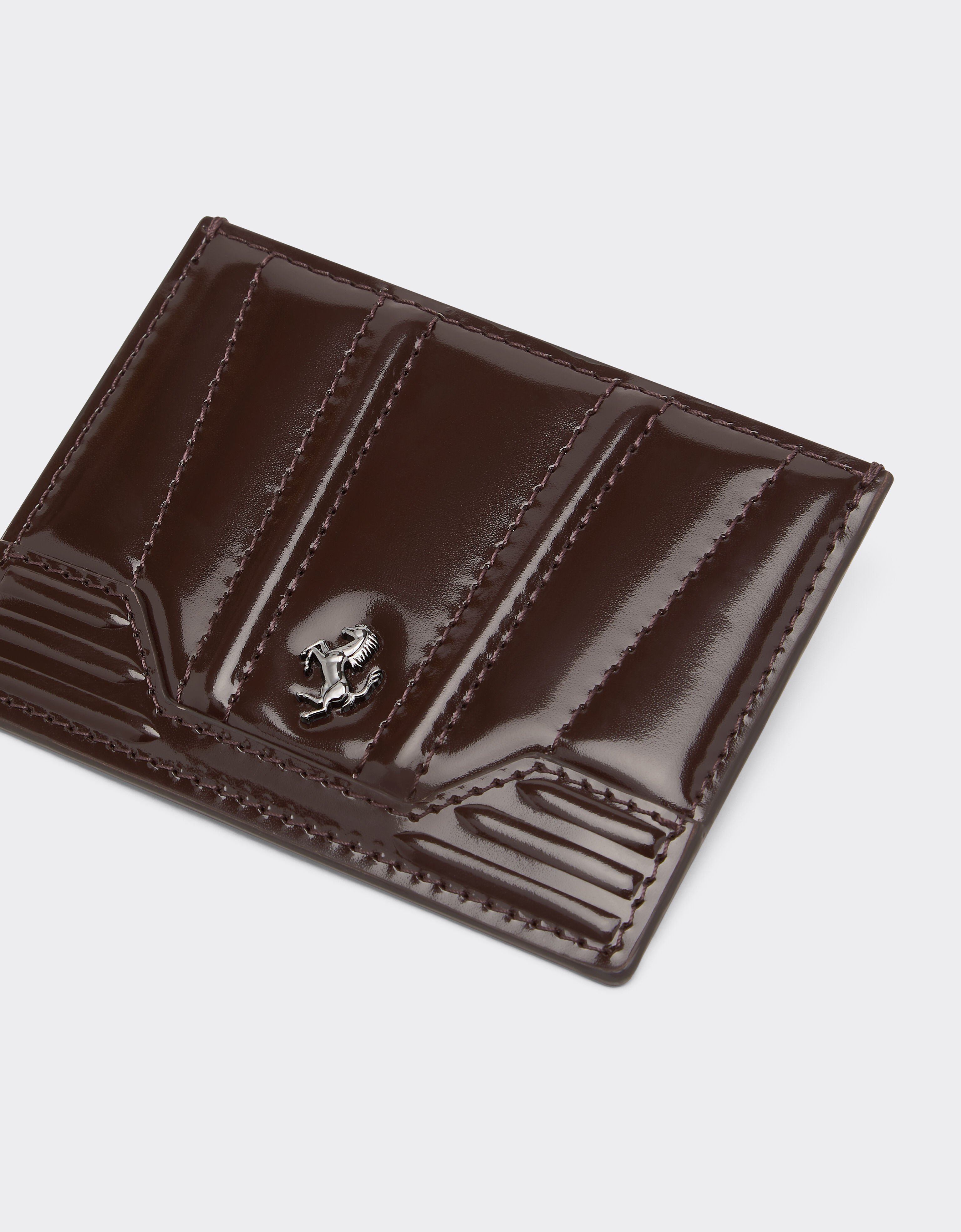 Ferrari Ferrari GT glossy leather card holder Espresso 49217f