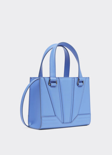 Ferrari Ferrari GT mini leather tote bag Cyan 21362f