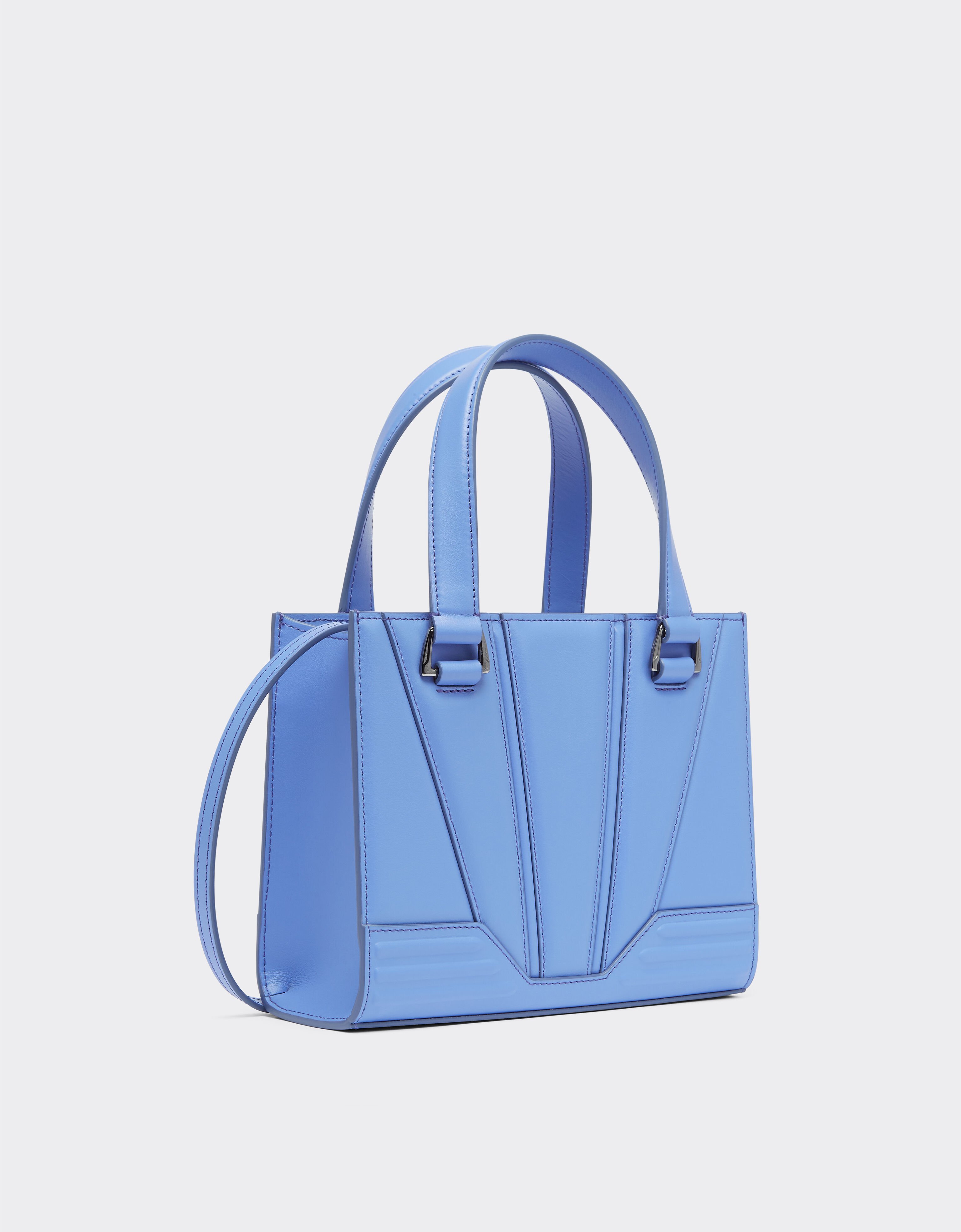 Ferrari Ferrari GT mini leather tote bag Cyan 21362f