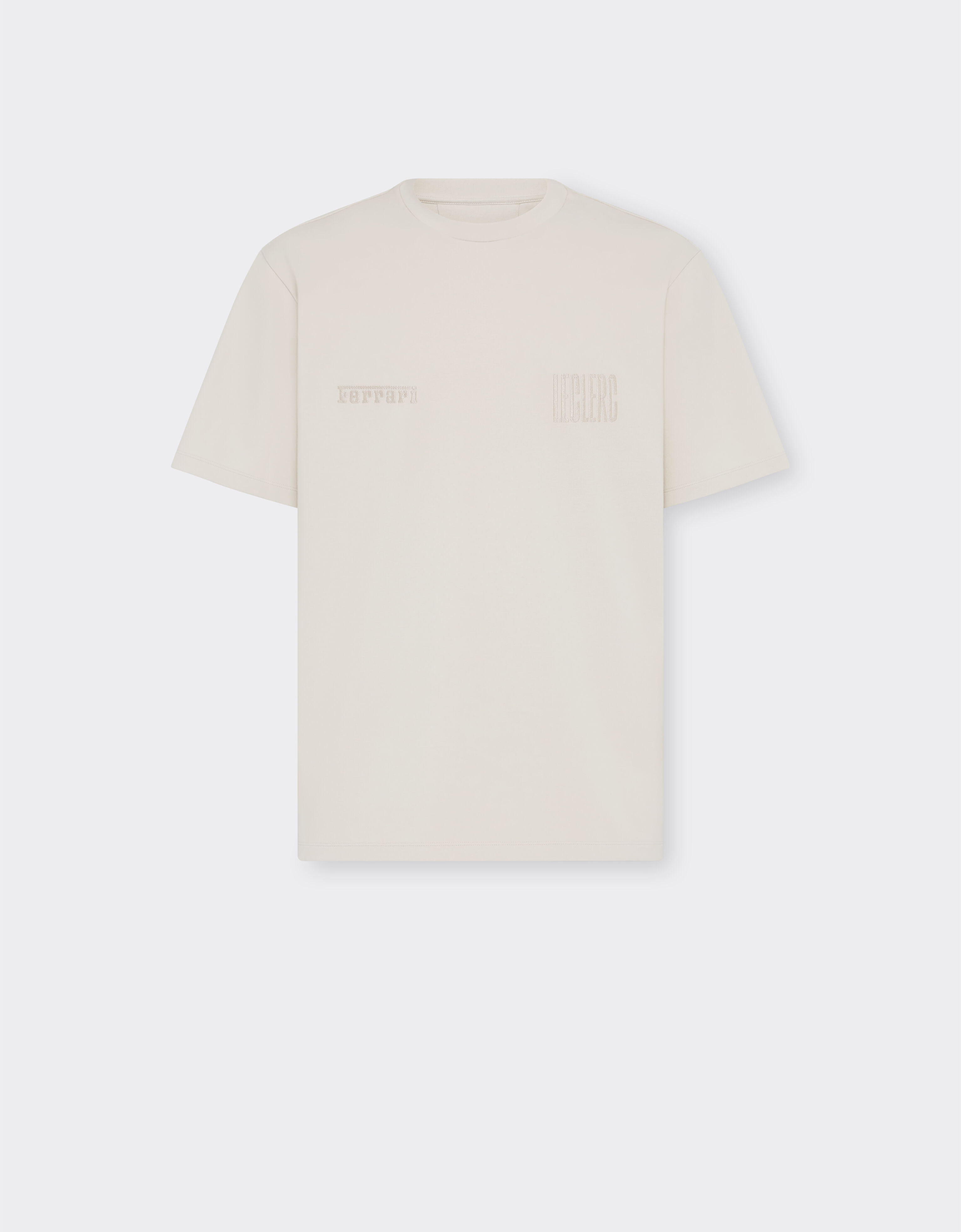 Ferrari Ferrari x Charles Leclerc oversized T-shirt Ecru 22290f