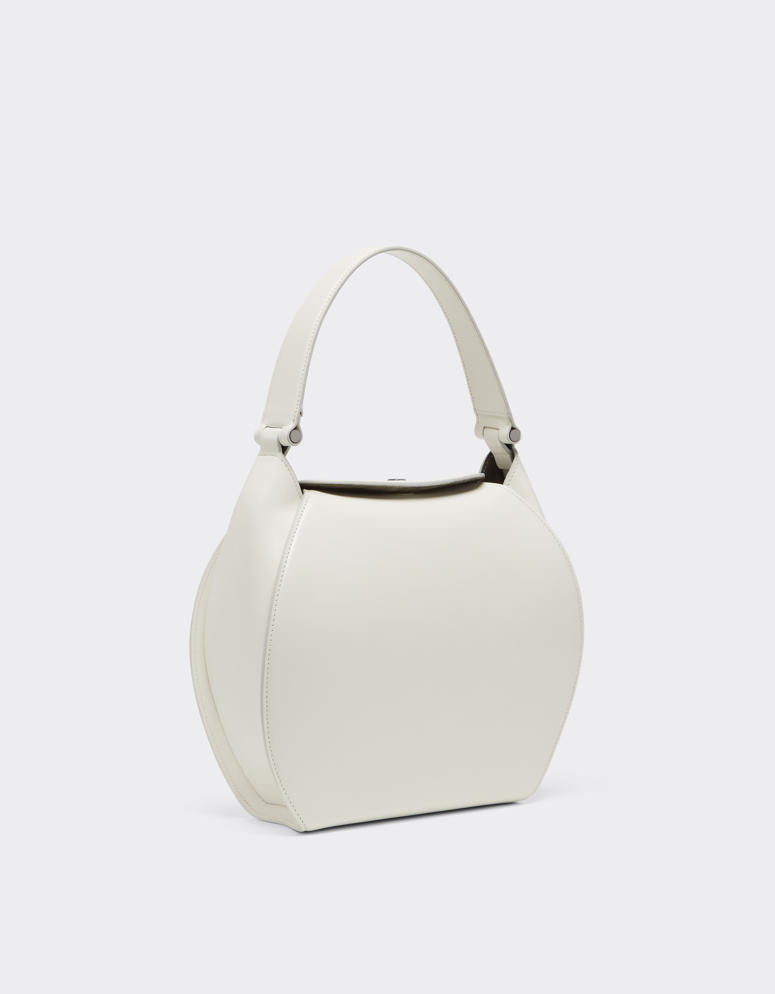 Ferrari La Ferrari Dino Hobo Bag Ecru 22120f