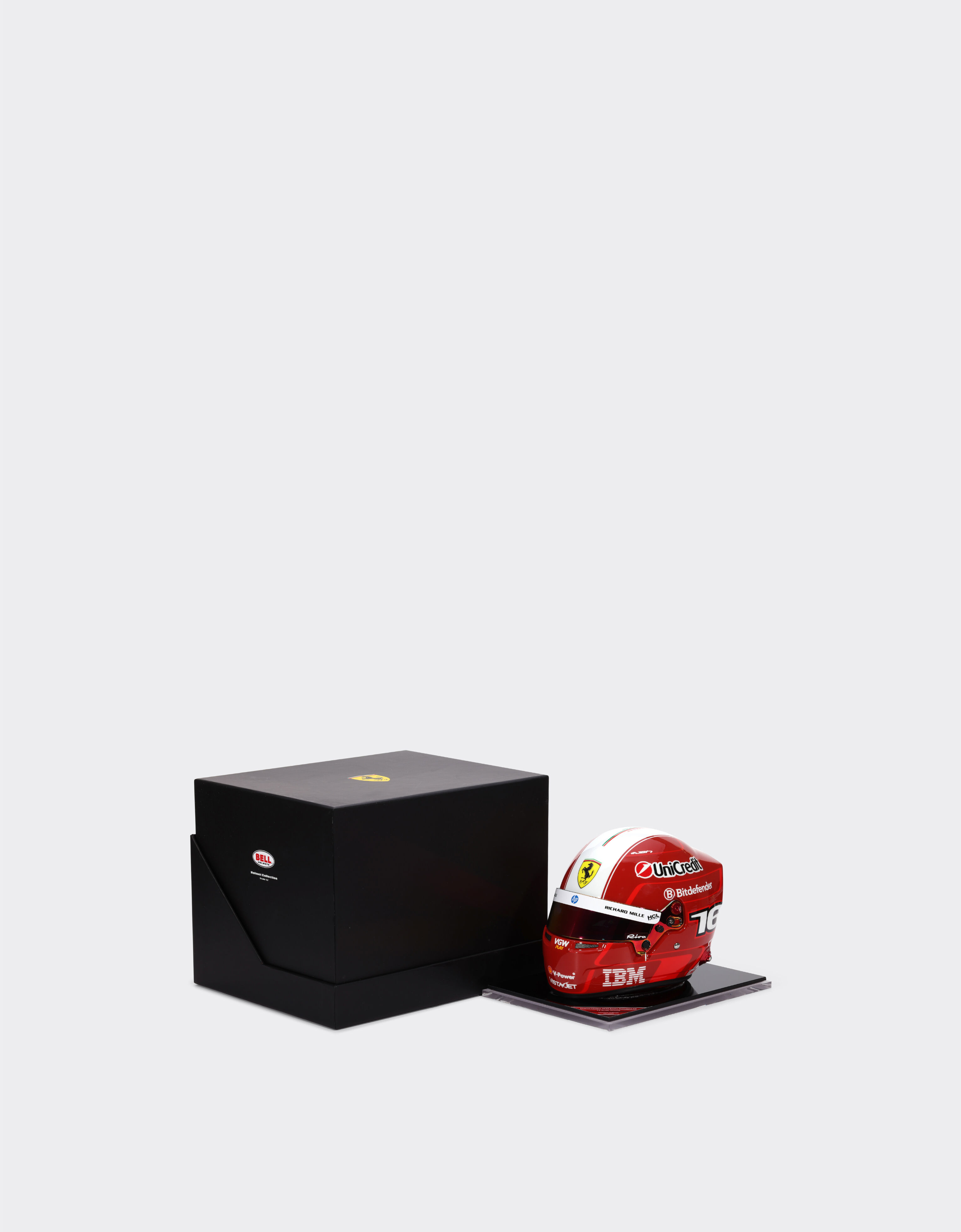Ferrari Charles Leclerc Imola 2025 Special Edition mini helmet in 1:2 scale MULTICOLOUR LA07Wf