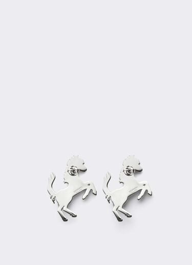 Pendientes Cavallino Rampante Strass Ferrari Pendientes Cavallino Rampante Strass Silver CGWEA0011JU00005f